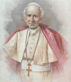 Le pape Léon XIII (© www.michaeljournal.org)